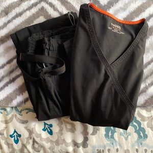 Black scrubs